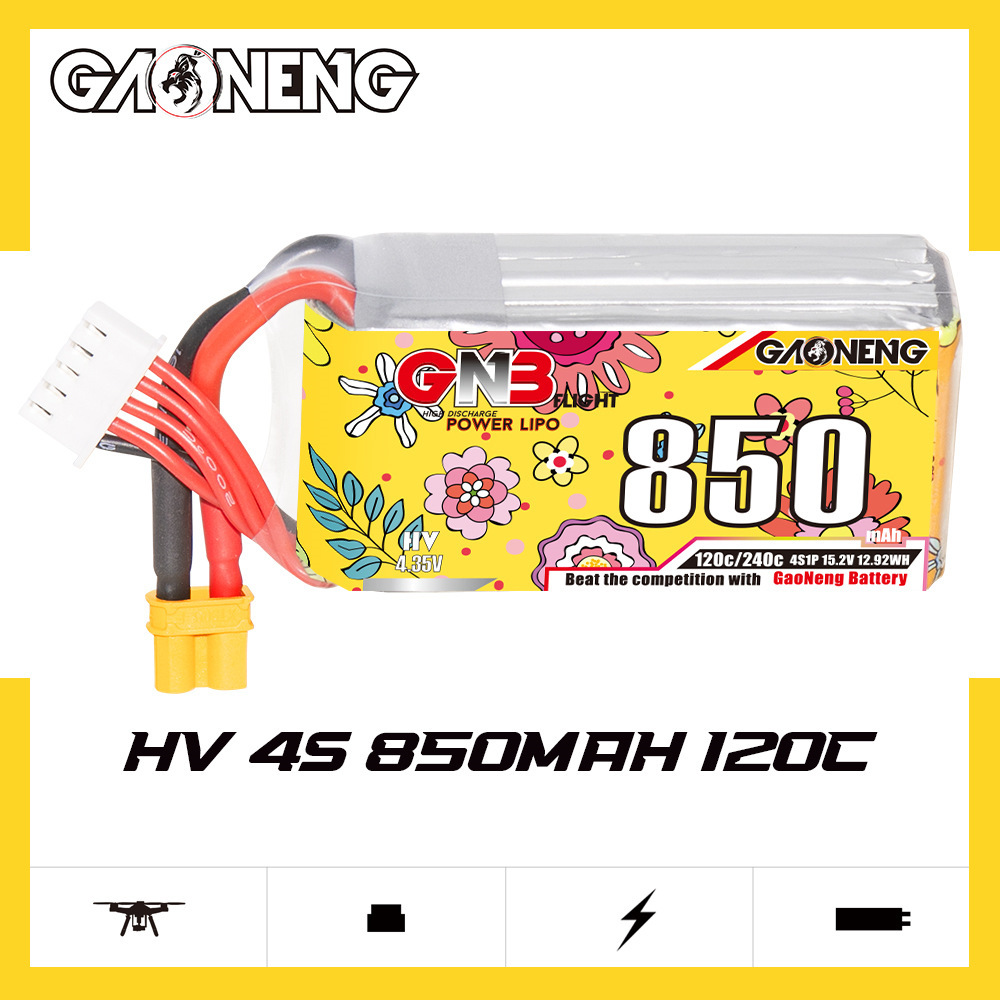 Upgraded GNB 4S 15.2V 850mAh L - Drone Battery Li-Ion recension och pris