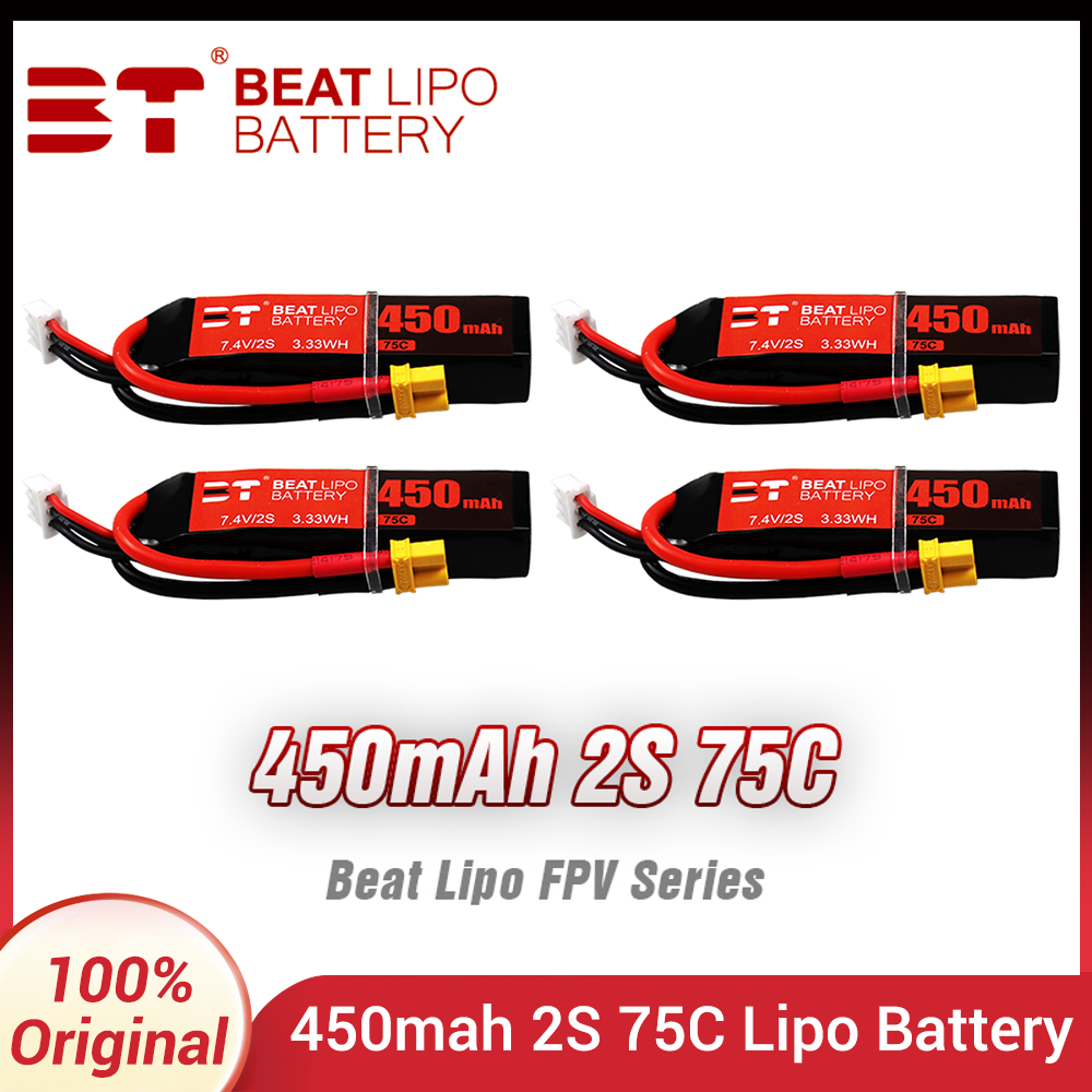 BEAT 2S 7.4V 450mAh 75C LiPo B - Drone Battery Li-Ion recension och pris